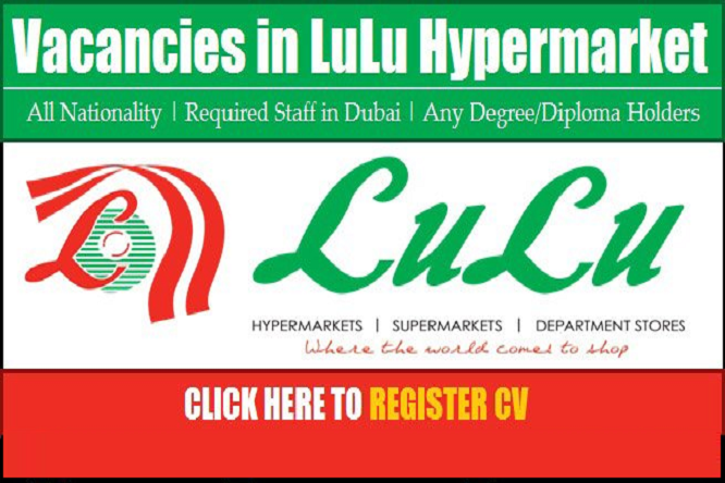 Vacancy in Dubai LULU Hypermarket Careers 2023 Apply