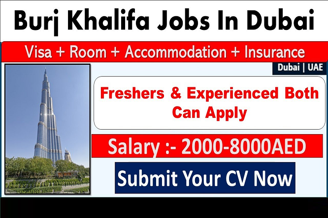 Vacancy in Dubai Burj Khalifa Careers 2023 Apply